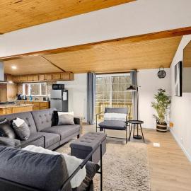 Comfort Cabin - 2BD Family Getaway in Creve Coeur โรงแรมในCreve Coeur
