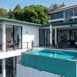 Dream pool villa with sea glimpses – hotel w mieście Phra Ae beach