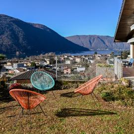 Miralago by Quokka 360 - Relaxing Apartment with Lake View Garden, hotel em Melano
