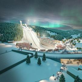 Granåsen World Championship Stay Walk to Ski Arena, hotel din Trondheim