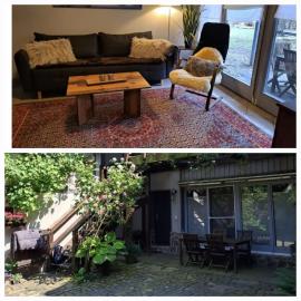 Landhauswohnung mit Terrasse im alten Ortskern, EG, מלון בRosbach vor der Höhe