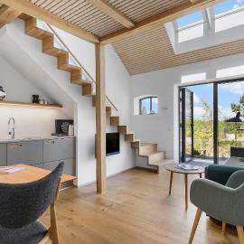 Møllegården Apartment Hotel with Yoga, Panorama-Sauna & Coworking Space, hótel í Ringkøbing
