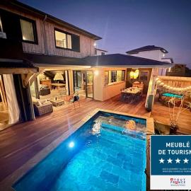 Villa Les Songes Bleus, sa piscine, son Spa et sa vue sur l'Océan Indien