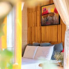 Triệu đoá hồng-Nhà Xinh Rosé, hotelli kohteessa Ấp Ða Lợi