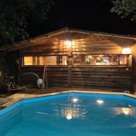 Cabane avec Piscine