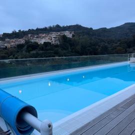 Panoramic view, perfect between sea and mountain