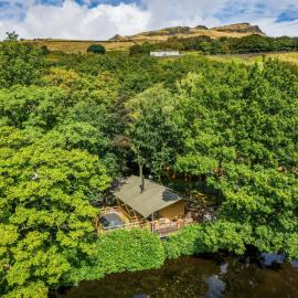 The Kingfisher Safari Tent - pets welcome