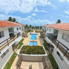 Apartamento Pé na areia no condomínio Manga Verde
