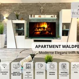 Exklusives 5-Sterne Apartment Waldperle mit Indoor-Pool, Sauna, top Lage und Ausblick in die Natur, Hunde willkommen, готель у місті Шонах