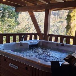 Chalet le Dahu-Calm-Jacuzzi-Free parking lot, hotel di La Bresse
