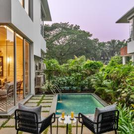 La Masillia by The Blue Kite - 2 BHK with Private Pool, 15 mins from Morjim Beach, Wifi, Peaceful location, Kitchen, Security, Patio: Siolim şehrinde bir otel