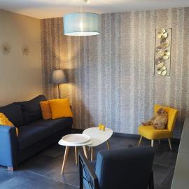 Couette et fourchette-Gite-Jacuzzi et jardin à Maredsous