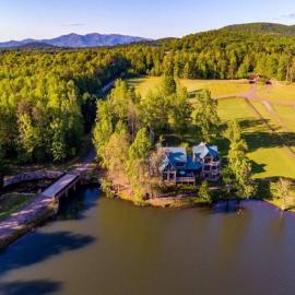 Falling Waters Lodge Lake Front Home & Wedding Venue