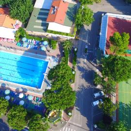 Happy Camp mobile homes in Camping Riccione, hotel in Riccione