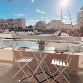 T2 au calme avec vue sur le port, Clim et Wifi