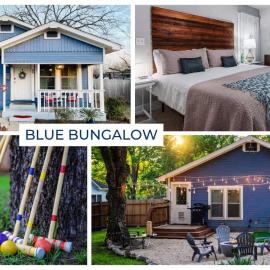 Blue Bungalow - Fire Pit Yard Games & more, hotel in Fredericksburg