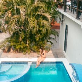 Papaya Lodge, hotel u gradu La Libertad