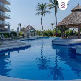 Apartment with pool 3 beds in Acapulco