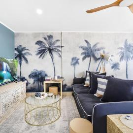Blue Palms By The Beach