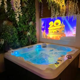 Maison Hermès, Maison Luxe avec Jacuzzi privé