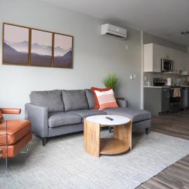 Luxury Apartment with Gym, Steps From Commuter Rail #3013