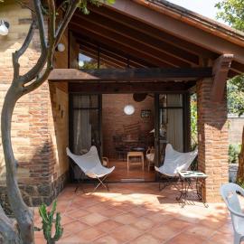 Charming cabin with Scenic view in Tepoztlán, מלון בטפוזטלן