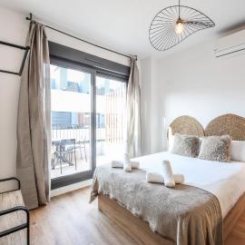 Luxurious Studio with Terrace and Parking in Madrid