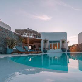Villa Sea Walk Mykonos 200m to ftelia beach