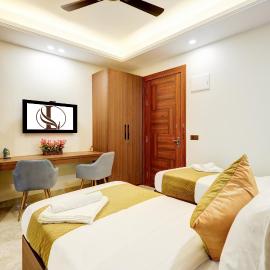 Limewood Stay Premium Studios - Near Sector 29, hotel v destinácii Gurugram