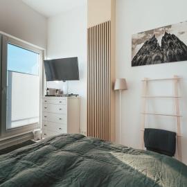 Nahe Messe - Privates Gästezimmer mit Bad in einer Wohnung