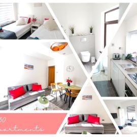 A50 Apartments Stoke - 3 Bedrooms - 3 Baths house - 2 Free Parkings, WiFi - Flexible check-ins - Alton Towers