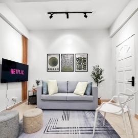 Family Apartment By The Beach with Kitchen Netflix Station 3, hotel Boracayban