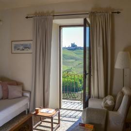 Casa Guglielmo with a castle view