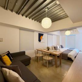 b hotel Arts Dobashi - Lovely Studio for 6 Ppl with Very Good Location