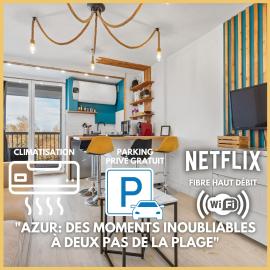 Studio cabine AZUR ,5 min mer -5 min Arena - clim - parking gratuit privée - 4 personnes – hotel w mieście Mauguio