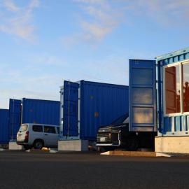Sakatanto Container Hotel CAMPS、酒田市のホテル