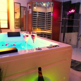 Le Triplex Romantique Balneo duo et Sauna
