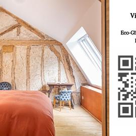 Chambre 2 pers au Domaine Gavollerie dans gîte de 3 chambres