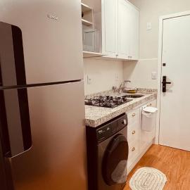 Apartamento no Centro, com Ar Condicionado e Lava e Seca
