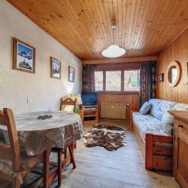 Studio cosy pour 2 pers à La Clusaz, animaux admis - FR-1-818-59