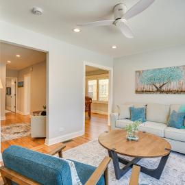 2 Mi to Northwestern: Updated Home w/ Game Room!