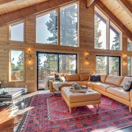 6 Mi to Ski Slopes! Family Tahoe Cabin w/ 3 Decks