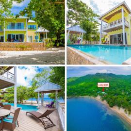 Updated Beachfront Paradise Infinity Pool Roatan, готель у місті Palmetto Bay