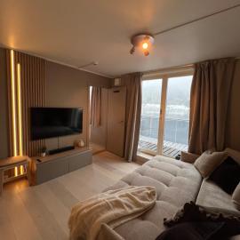 Voss Apartment in Oppheim Resort, pool and view, hotel v destinaci Vossevangen