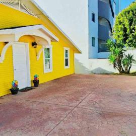 Yellow Beachfront Dream Home