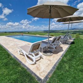 Villa I Cipressini piscina riscaldata spa Toscana, hotel a Pienza