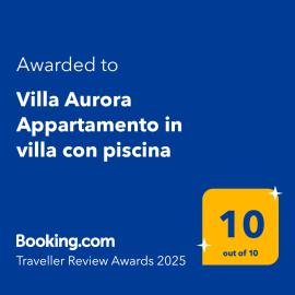 Villa Aurora Appartamento in villa con piscina