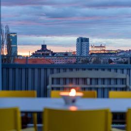 The sunset terrace
