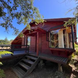 Cabaña campestre con amplio espacio natural, hotell sihtkohas Panguipulli