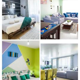 Hirwado Homes & Cozy Rooms JKIA -3 Bedrooms With 5beds, 2Baths - 500metres From Each Other